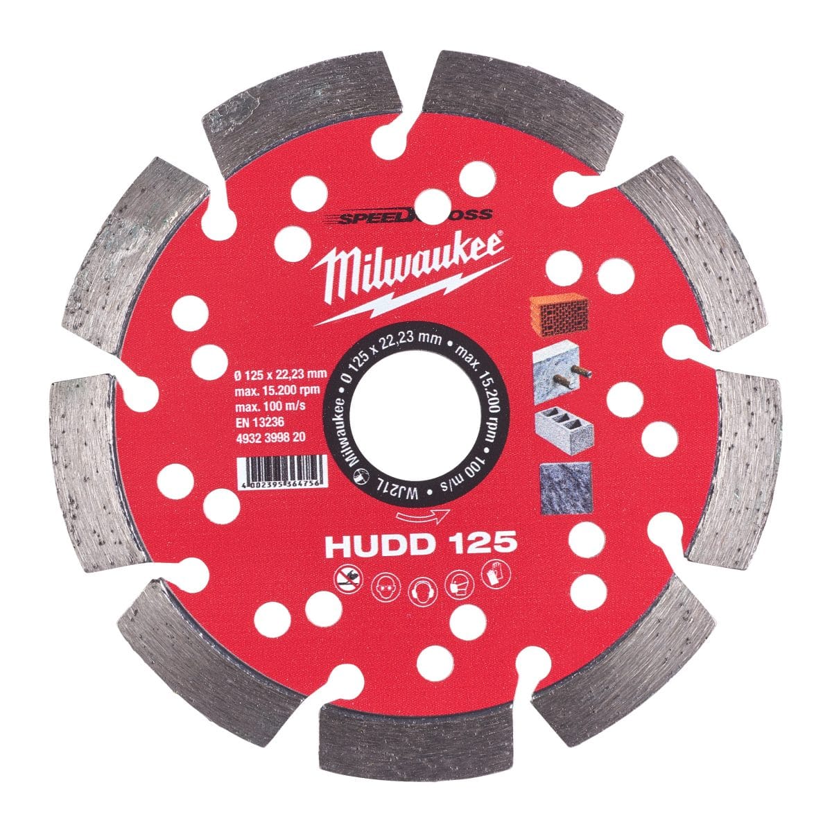 DISQUE DIAMANT HUDD 125MM MILWAUKEE - 4932399820
