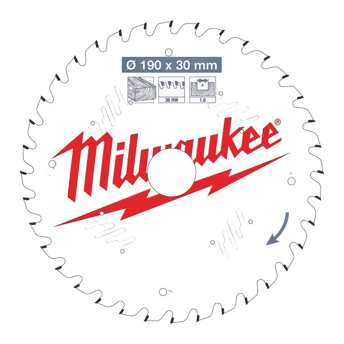 MILWAUKEE CSB P W 190 X 30 X 1,6 X 36ATB - 4932471301